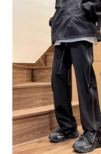 Pantaloni negri casual pentru bărbați