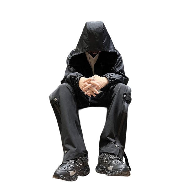 Pantaloni negri casual pentru bărbați