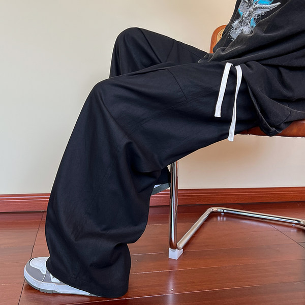 Pánske nohavice s vreckami - široký model