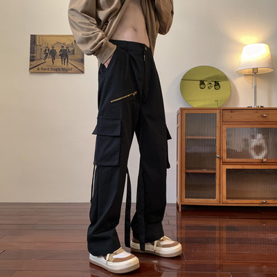 Pánske nohavice pre voľný čas - so zipsom