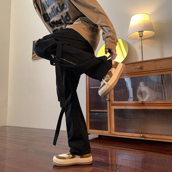 Pánske nohavice pre voľný čas - so zipsom