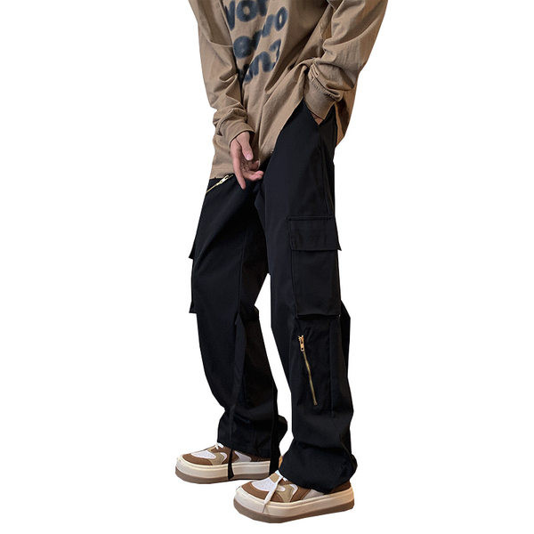 Pánske nohavice pre voľný čas - so zipsom