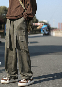 Pantaloni casual barbatesti - cu buzunar