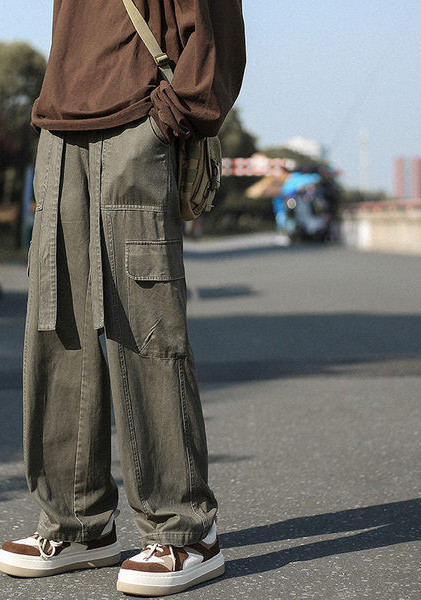 Pantaloni casual barbatesti - cu buzunar