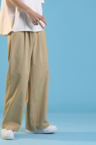 Pánske nohavice širokého modelu clean