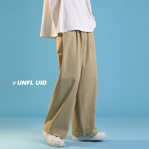 Pánske nohavice širokého modelu clean