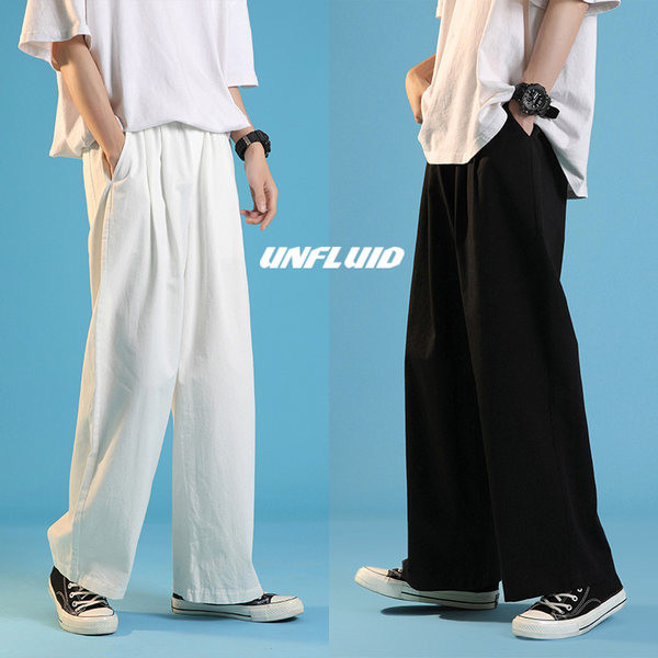 Pánske nohavice širokého modelu clean