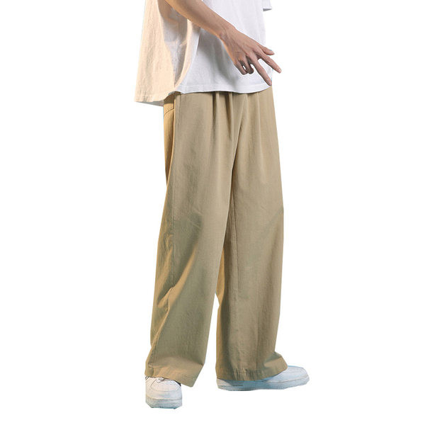 Pánske nohavice širokého modelu clean