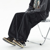 Pánske nohavice širokého modelu - so šnúrkami