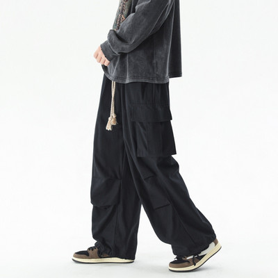 Pánske nohavice širokého modelu - so šnúrkami