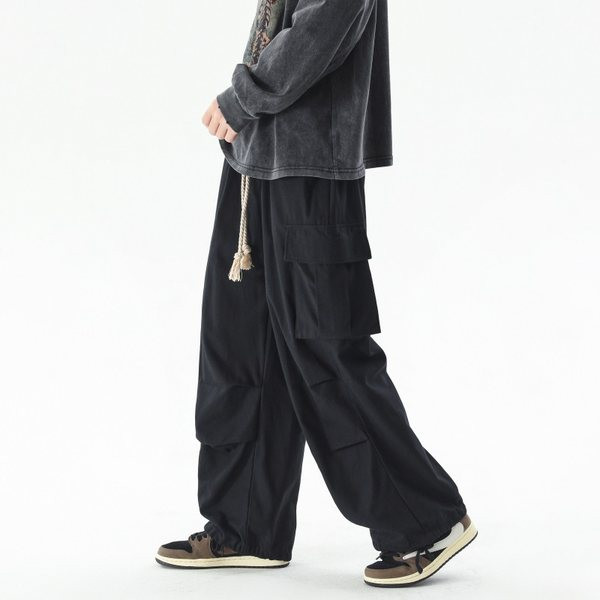 Pánske nohavice širokého modelu - so šnúrkami