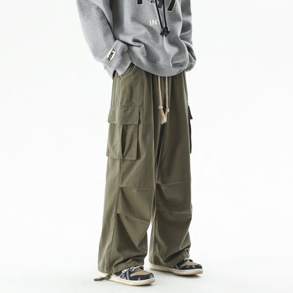 Pánske nohavice širokého modelu - so šnúrkami