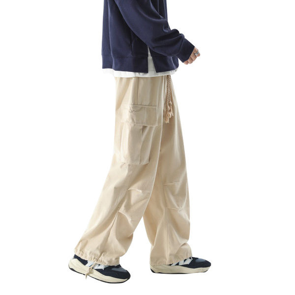 Pánske nohavice širokého modelu - so šnúrkami