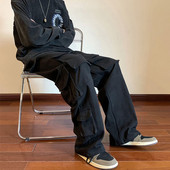 Pantaloni casual barbatesti cu buzunare frontale