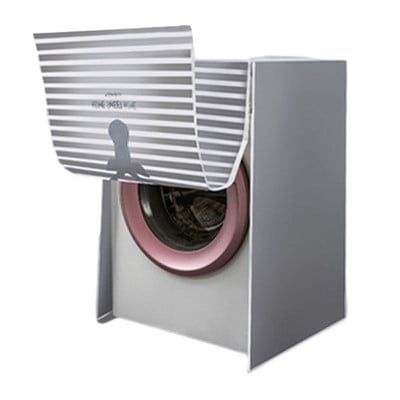 Capac mașină de spălat cu încărcare de sus/încărcare frontală pentru mașină de spălat cu tambur Carcasă impermeabilă Capac de praf pentru mașină de spălat cu pulsator