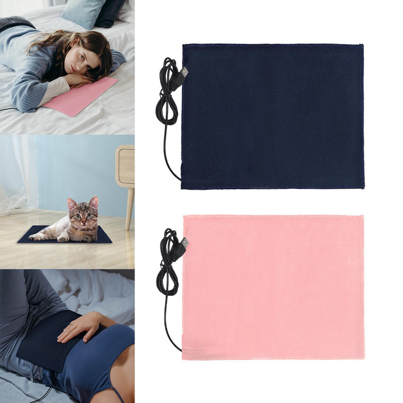 USB jastučić za grijanje, zimska topla periva sklopiva podesiva grijaća traka za trbušne ljubimce