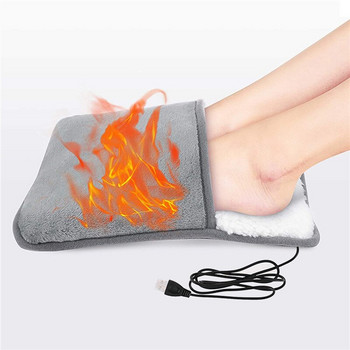 Ζεστές παντόφλες Πόδια Ζεστές παντόφλες Γάντι θέρμανσης USB Ηλεκτρικό θερμαντικό μαξιλάρι χειμερινός θερμαντήρας χεριών Πλένεται οικιακός θερμαντήρας ποδιών