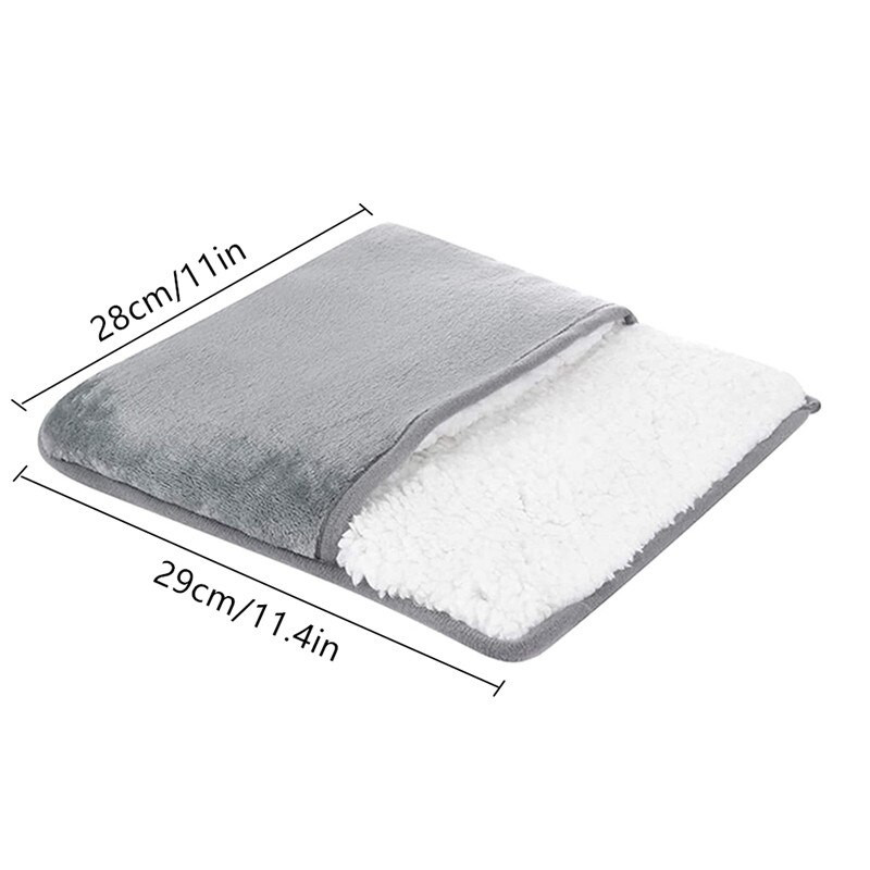 Papuci caldi pentru picioare Papuci caldi Manusi de incalzire Tampoane electrice de incalzire USB Incalzitor de maini de iarna Incalzitor de picioare lavabil pentru uz casnic