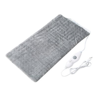 Elektrická vykurovacia podložka s 3 prevodovými stupňami, nastaviteľná elektrická vykurovacia podložka, domáce potreby, mäkká pokožka priateľská k domácej pohovke, sedadle, kancelárii