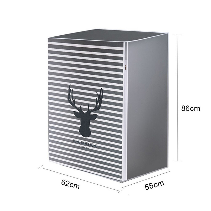 Kryt pre práčku s horným/predným plnením pre bubnovú práčku, vodotesný kryt proti prachu pre práčku Pulsator