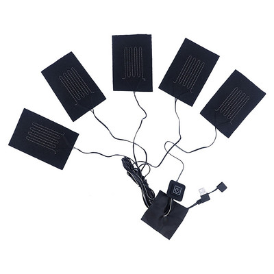 Novi USB grijač za odjeću s 3 stupnja prijenosa, podesivom temperaturom, električni grijač za grijanje za jaknu br. 3