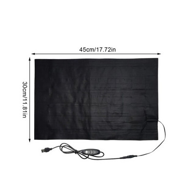 22x40cm/30X45cm USB vyhrievacia podložka pre domáce zvieratá 5V elektrická vyhrievacia podložka zimný teplý koberec pre zvieratá ohrievacia podložka pre domáce zvieratá koberec