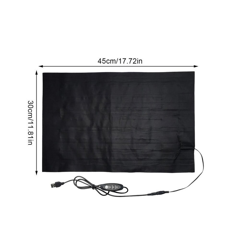 22x40cm/30X45cm USB vyhrievacia podložka pre domáce zvieratá 5V elektrická vyhrievacia podložka zimný teplý koberec pre zvieratá ohrievacia podložka pre domáce zvieratá koberec