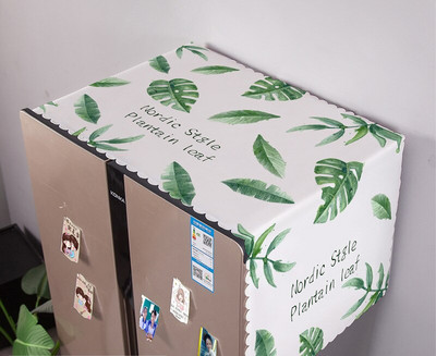 Kryty na práčku s geometrickým obdĺžnikovým vzorom, látkové, na chladničku, bavlnené, ľanové, ZH389