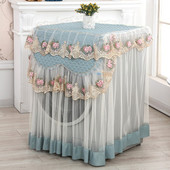 Design din dantelă Protector antipraf Lavabil în stil floral Decor pentru casă Husă mașină de spălat Decorare Protector pentru aparate CaseZH380