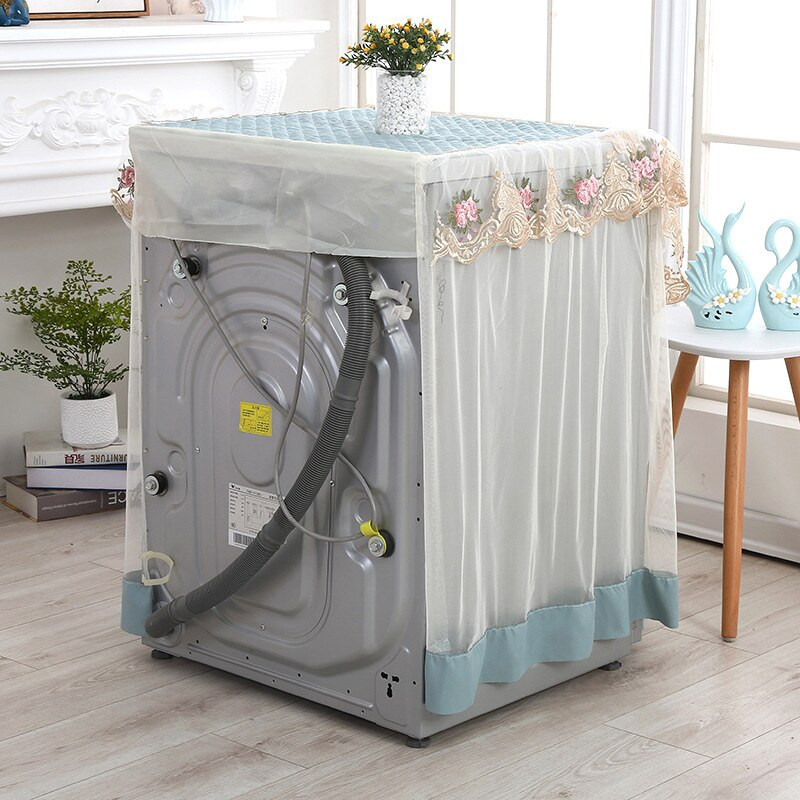 Design din dantelă Protector antipraf Lavabil în stil floral Decor pentru casă Husă mașină de spălat Decorare Protector pentru aparate CaseZH380