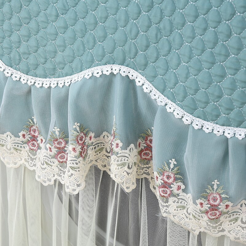 Čipkovaná výšivka s kvetinovým vzorom, prachotesný kryt na práčku, bytové dekorácie, chránič mien, ochranný kryt na spotrebiče ZH385