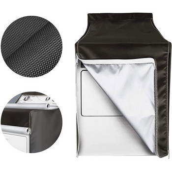 Πλήρως αυτόματο πλυντήριο αντηλιακό Πλυντήριο ρούχων Αδιάβροχο κάλυμμα Στεγνωτήριο Oxford Grey/Black Αδιάβροχο κάλυμμα πλυντηρίου ρούχων σπίτι