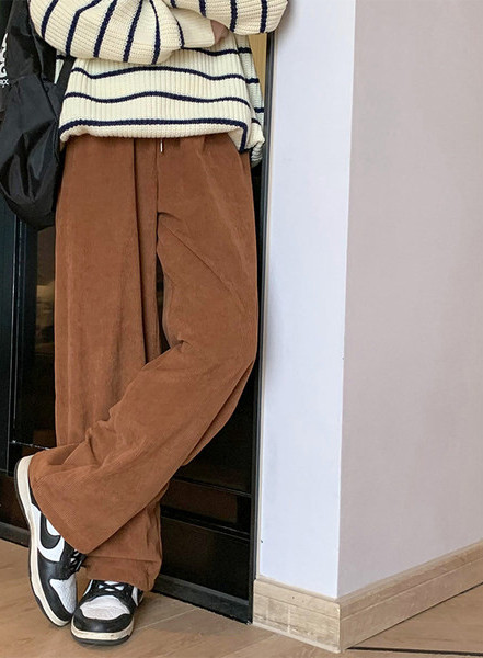 Muške jesensko-zimske hlače s džepom