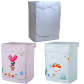 Roztomilý puzdrový kryt na práčku, vodotesný kryt, valčeková práčka, opaľovací krém, kryt práčky, valčekové umývanie, prachotesný kryt