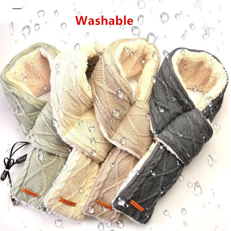 Nouă sosire pernă de încălzire a gâtului eșarfă cu trei setări de temperatură cu putere USB folosind eșarfă încălzită pentru femei femei eșarfă de încălzire de iarnă