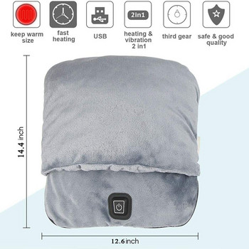 Електрически нагревател за крака Енергоспестяваща Електрическа възглавница за отопление на краката Удобна постоянна температура за сън в спалнята на домакинството