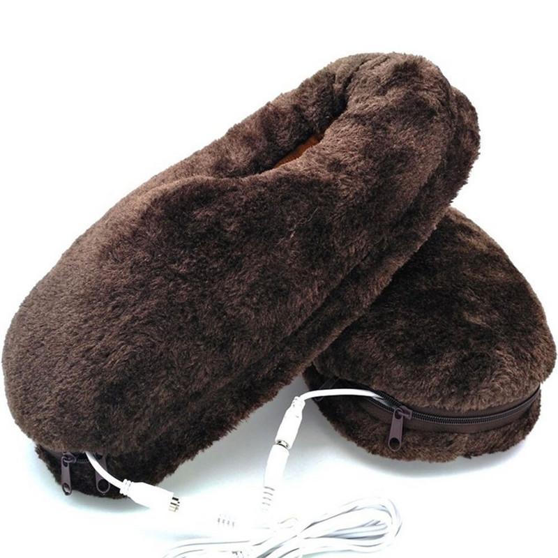 Vyhrievaný ohrievač nôh s USB konektorom pre papuče, ohrievače topánok, plyšové ohrievače, elektrické ohrievače