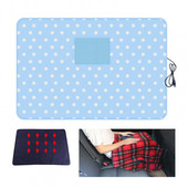 Električna grijana deka, udobna USB utičnica, uklonjiva zagrijana vlakna, zimska uredska električna deka za dom