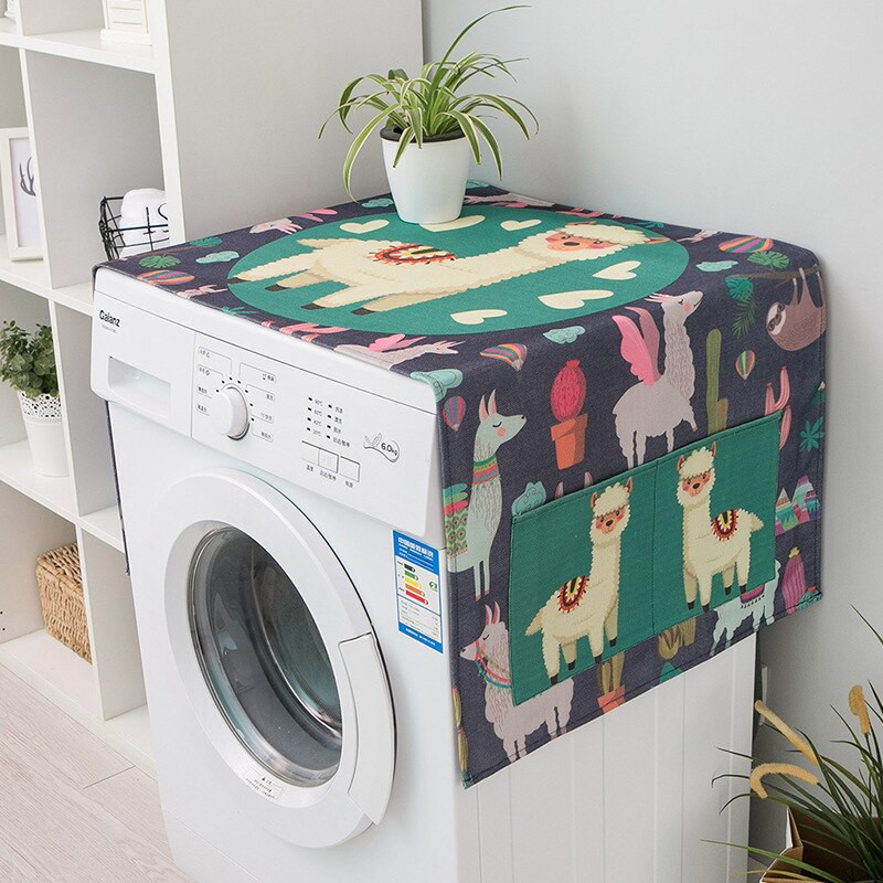 Kryt na práčku, skriňa s dvojitými dverami, chladnička, vodotesný kryt na mikrovlnnú rúru s vreckom, proti prachu