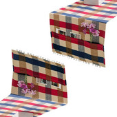 2X Mosógép burkolat, Porálló pamut, Hűtőszekrény burkolat dekoráció felső porvédő, oldalsó tárolótáskával