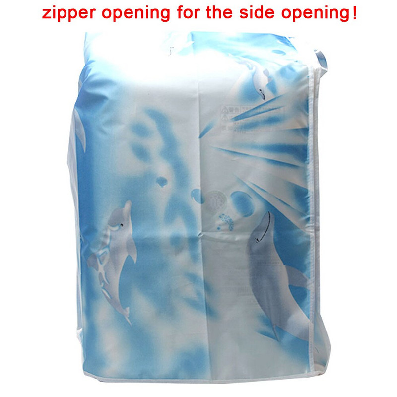 Декорация за предно зареждане Калъф за домашна перална машина Сладък защитен аксесоар с щампа на цветя Лесен за почистване Устойчив на прах