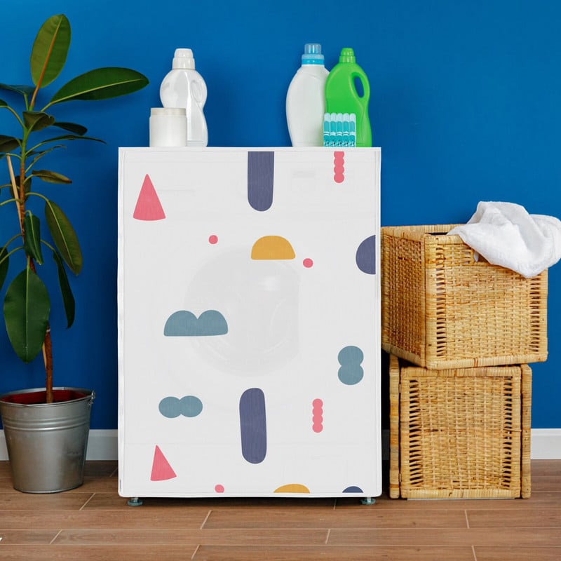 1 ks puzdro na práčku, kryt na práčku a sušičku, vonkajšia polica, kryt na práčku a sušičku