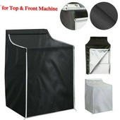 Capac pentru mașină de spălat din pânză Oxford Față Sus Deschis Uscător de rufe Husă de protecție Husă impermeabilă pentru mașină de spălat automată