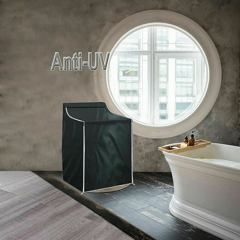 Capac pentru mașină de spălat din pânză Oxford Față Sus Deschis Uscător de rufe Husă de protecție Husă impermeabilă pentru mașină de spălat automată