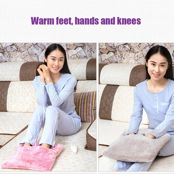 Нагревателни подложки за крака Енергоспестяваща мултифункционална електрическа възглавница за отопление на краката Постоянна температура Може да се пере за сън в спалнята