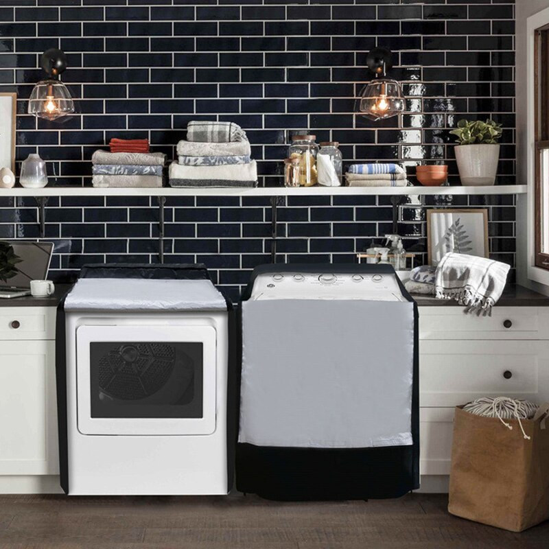 Kryt na práčku, vodotesný, vonkajší, do dvora, protiprachový kryt na práčku a sušičku, vonkajší kryt na domácnosť, ochranný predný kryt proti prachu