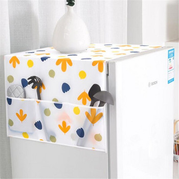 Хладилник Прахоустойчив капак Капак за пералня с джобове за съхранение Чанти Универсални слънцезащитни калъфи Кухненски коледен декор