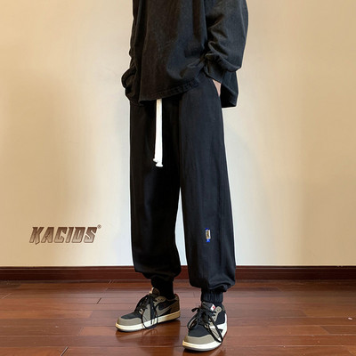 Pantaloni sport barbati cu sireturi - trei culori