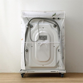 Най-новият пулсатор Барабан Калъф за перална машина Карикатура с отпечатан водоустойчив калъф Прахозащитен капак Слънцезащитен крем за капаци за перални машини