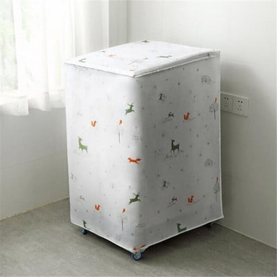 Najnovší kryt bubna práčky Pulsator s kreslenou potlačou, vodotesný kryt proti prachu, opaľovací krém na kryty práčok